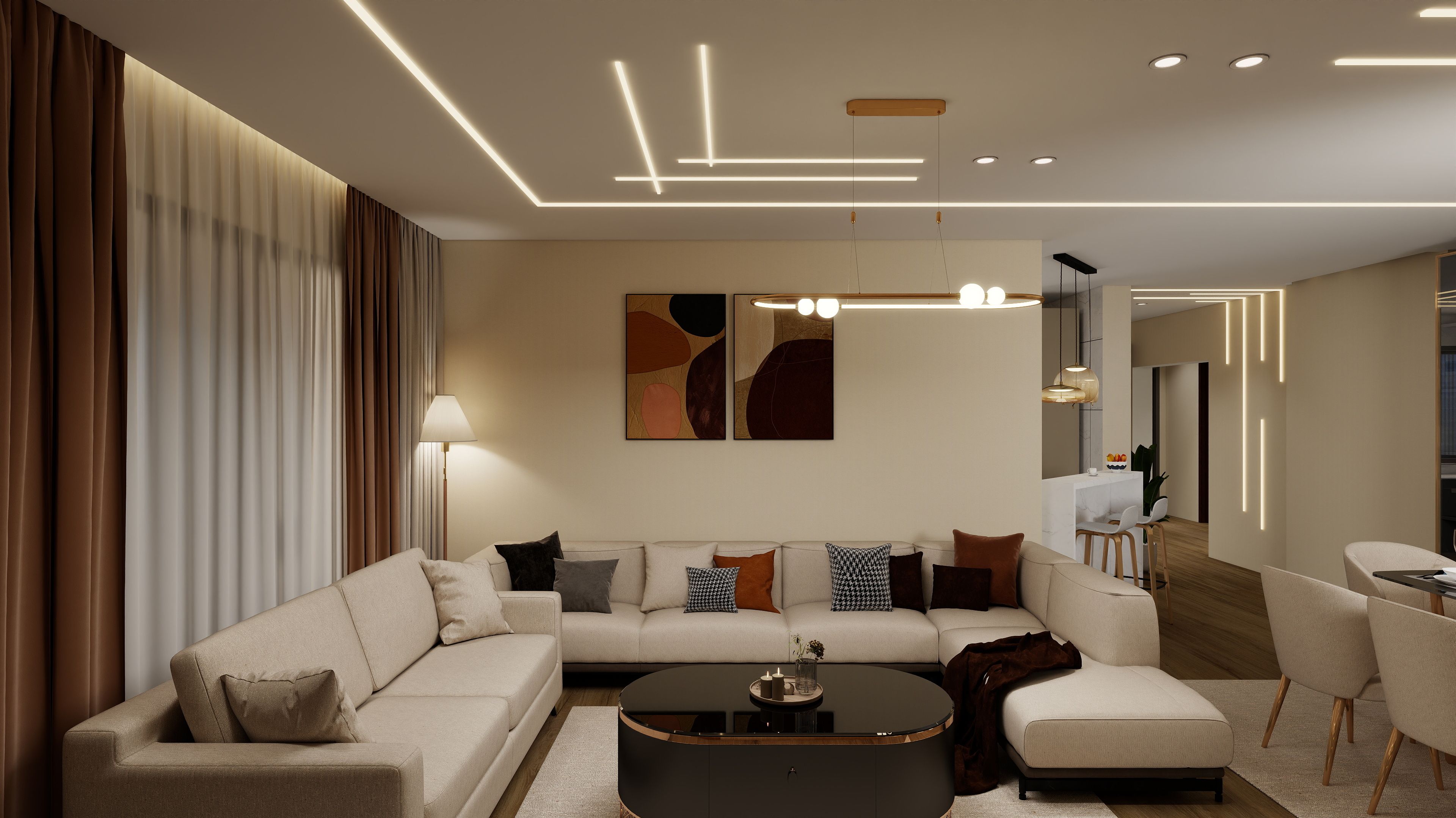 Acoustic Ceilings, Ambient Lighting & Climate Zoning: The Quiet Technology of a Luxury Home