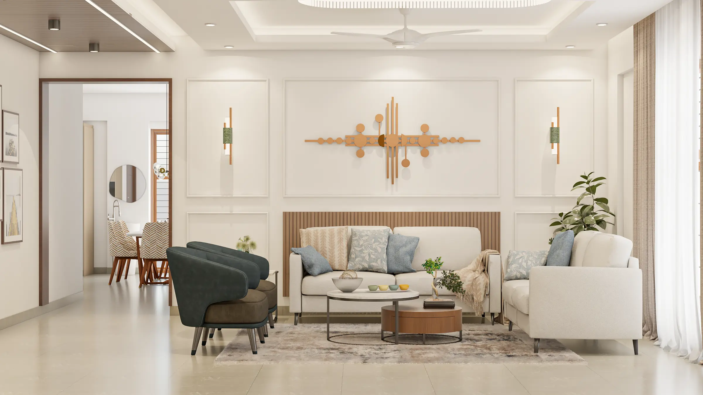 Turnkey apartment interior projects Malleshwaram